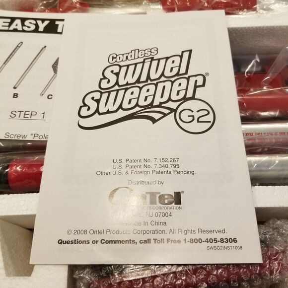 swivel sweeper g2 plus 1 mini nos open box - Picture 6 of 7